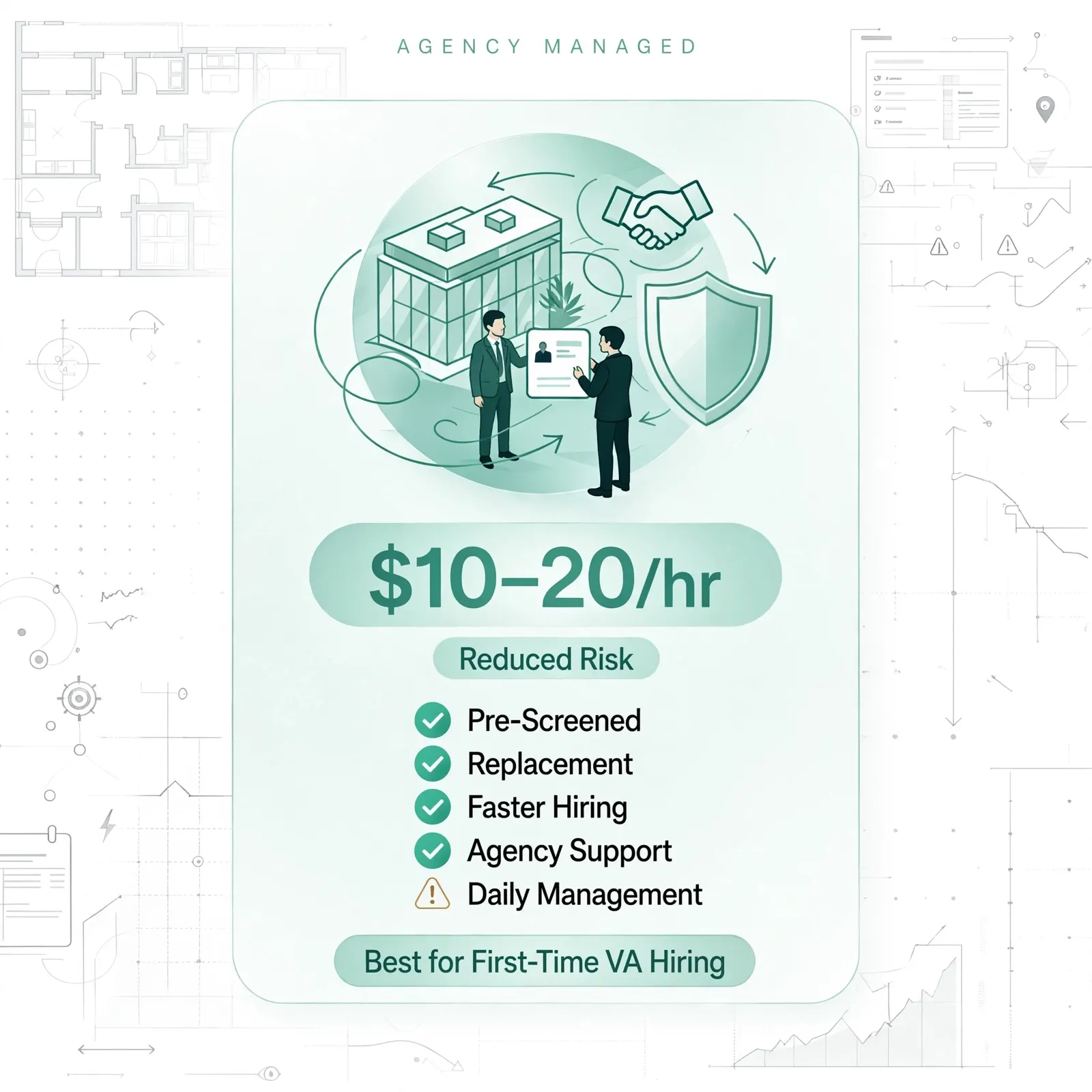 real-estate-virtual-assistant-cost-agency-managed-card